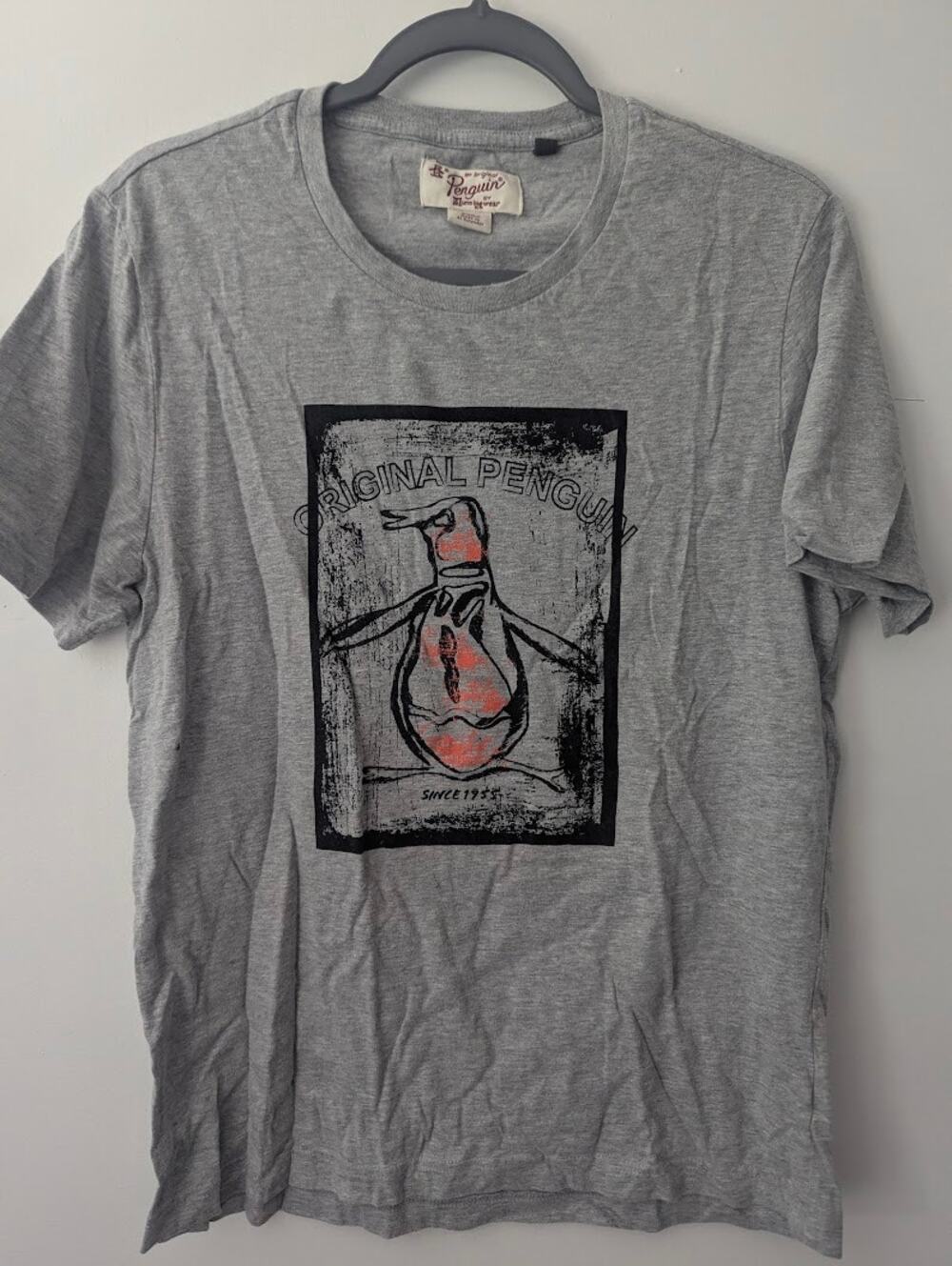 Original Penguin Graphic T-Shirt Men’s Small Gray Casual Tee